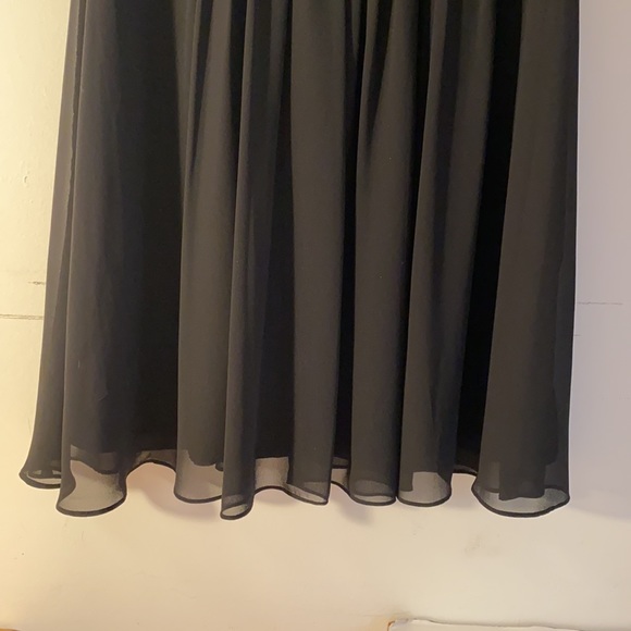 Black Friday Sale❗️ Lauren Ralph Lauren chiffon black evening dress - Picture 4 of 14